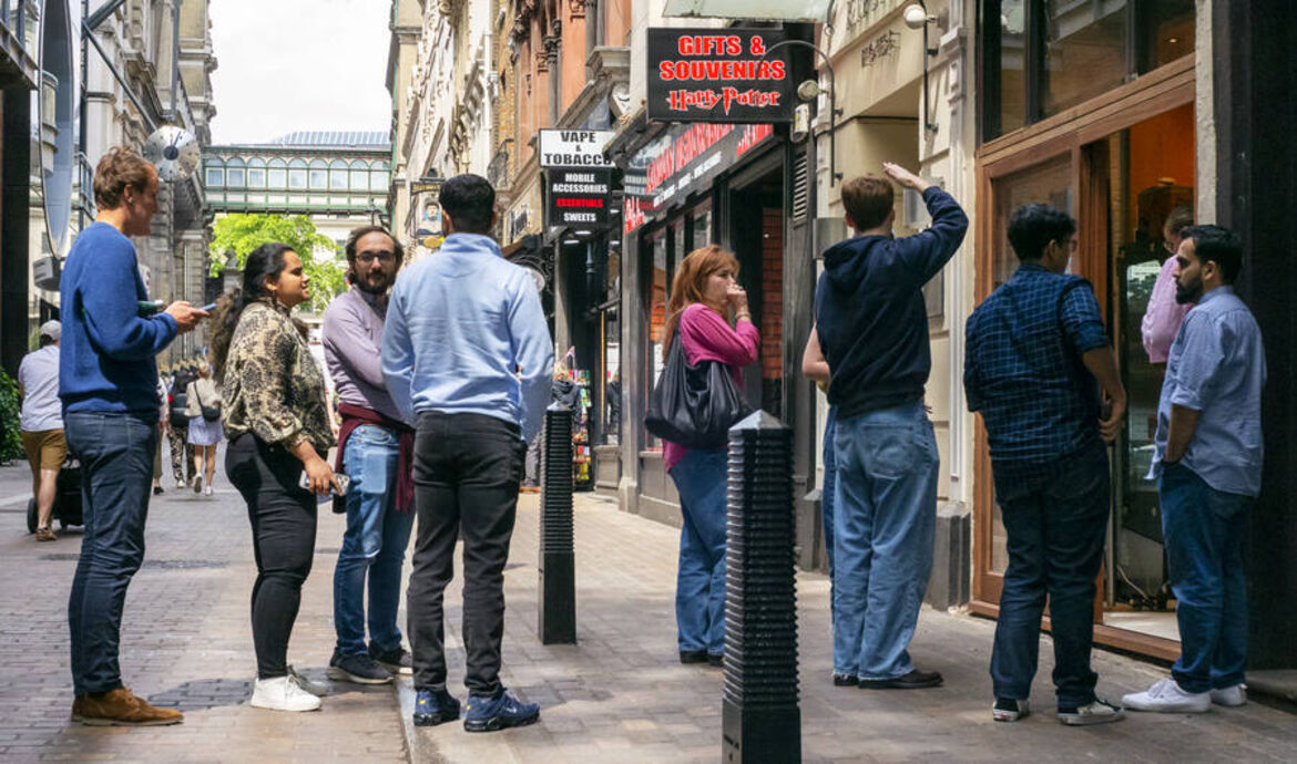 Villiers Street, Charing Cross, London